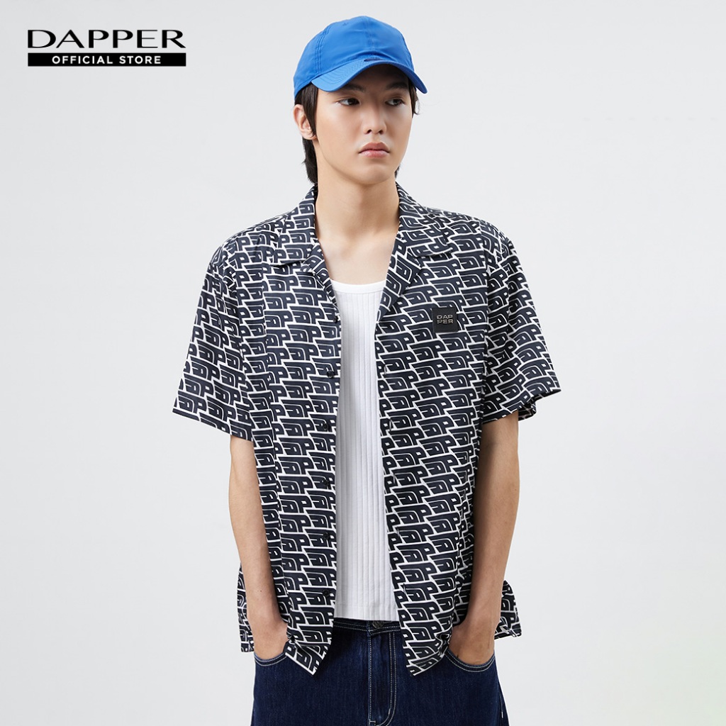 DAPPER เสื้อฮาวาย Speed DP Logo Print สีดำ (BCSB1/205HP) | Shopee Thailand