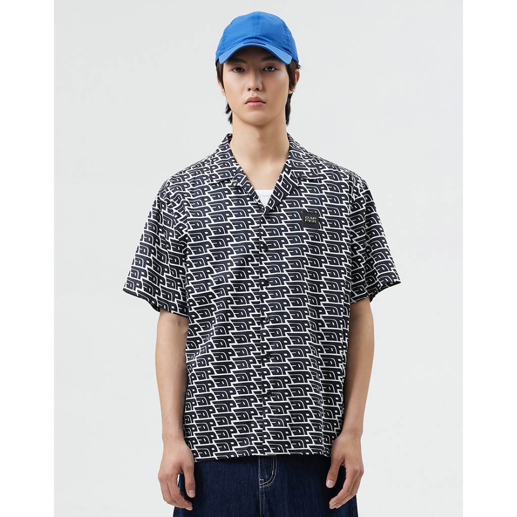 DAPPER เสื้อฮาวาย Speed DP Logo Print สีดำ (BCSB1/205HP) | Shopee Thailand