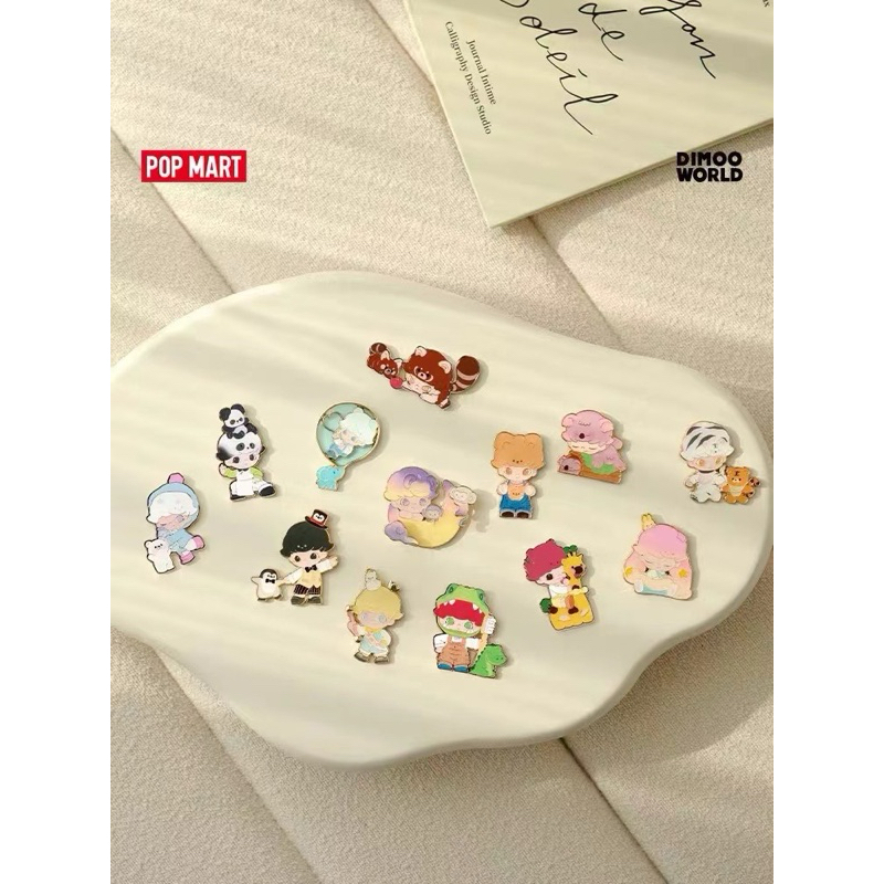 [พร้อมส่ง] กล่องสุ่ม Dimoo Animal Kingdom Magnet Badge | Shopee Thailand