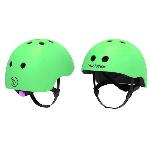 Yvolution Neon Helmet หมวกกันน็อคเด็ก หมวกนิรภัย ปรับสายได้ ขนาด 48–56 ซม. ลิขสิทธิ์แท้