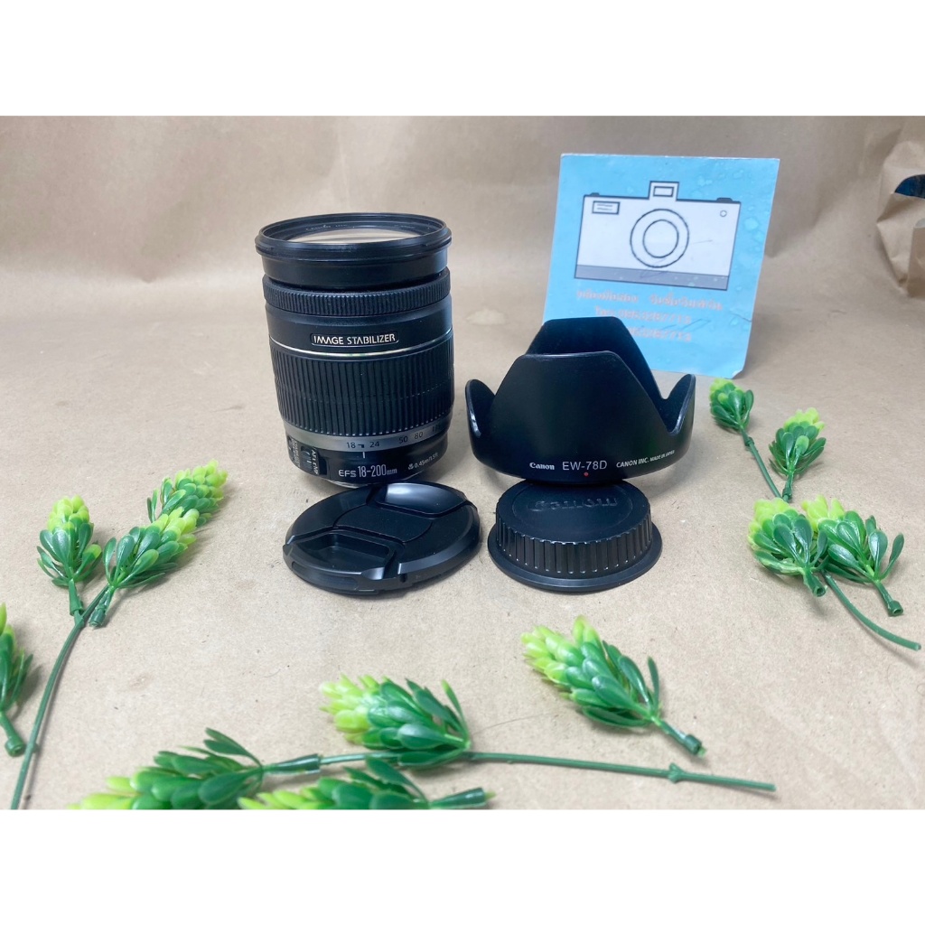 Objectif Canon EF-S 18-200mm F/3.5-5.6 IS – Zoom – Excellent état – Garantie 1 An