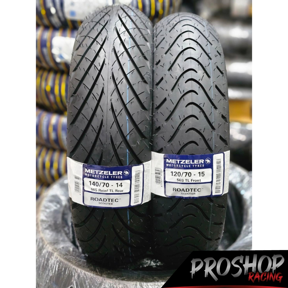 Roadtec Scooter Coppia Gomme METZELER 100/90 -10 Metzeler Roadtec