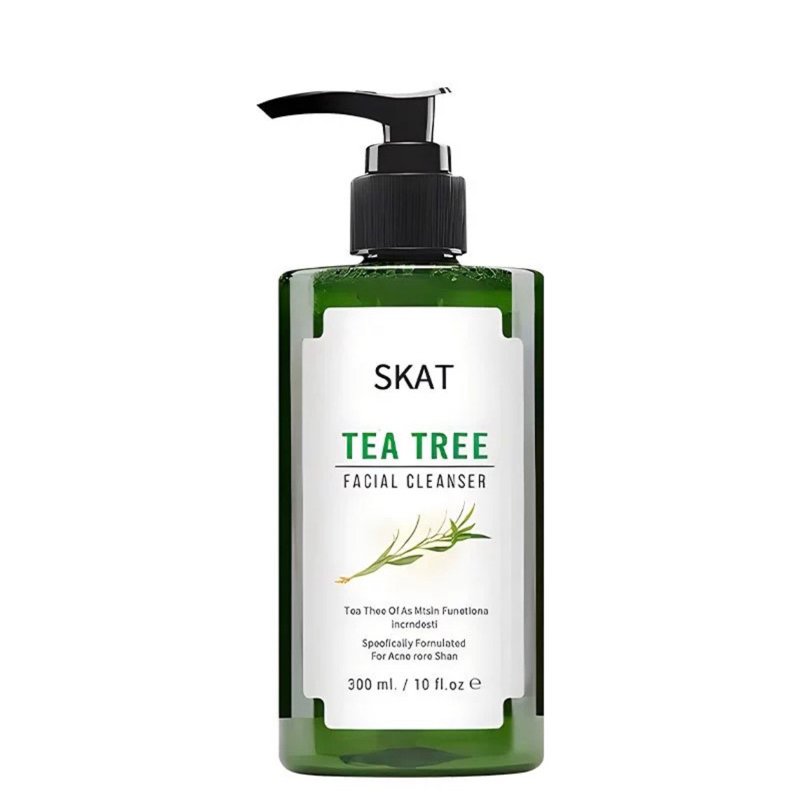 SKAT TEA TREE เจลล้างหน้าทีทรี โฟมล้างหน้า สูตรอ่อนโยนสำหรับคนเป็นสิว ...
