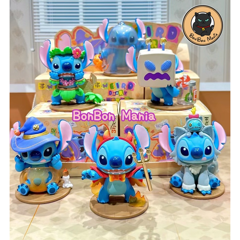 [แบบสุ่ม]TOPTOY Disney Stitch Weird Diary series blind box set