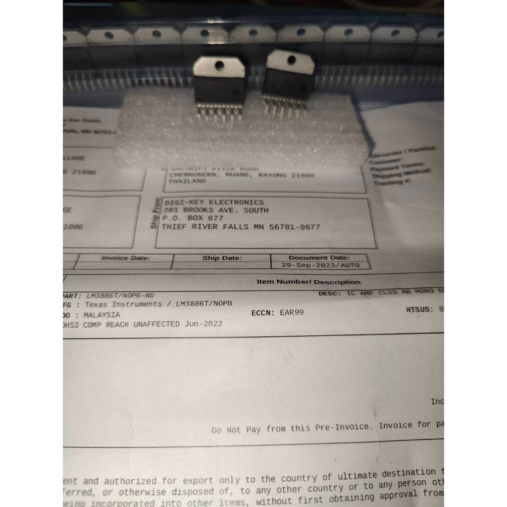 LM3886 Amplifier High-Performance Audio Power 68W | Shopee Thailand