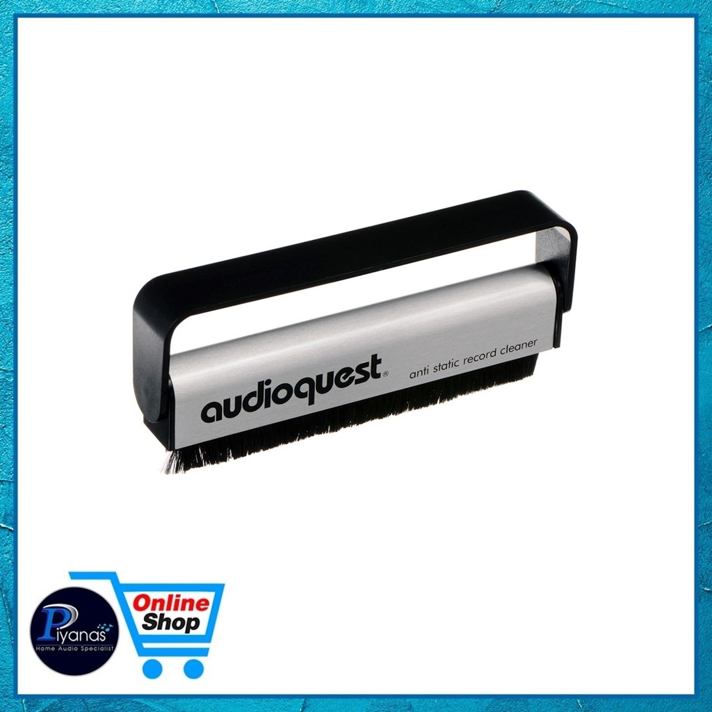 AudioQuest Silber Anti-Static Plattenbürste - Entfernt Staub Und Schützt Deine Vinyl-Schätze