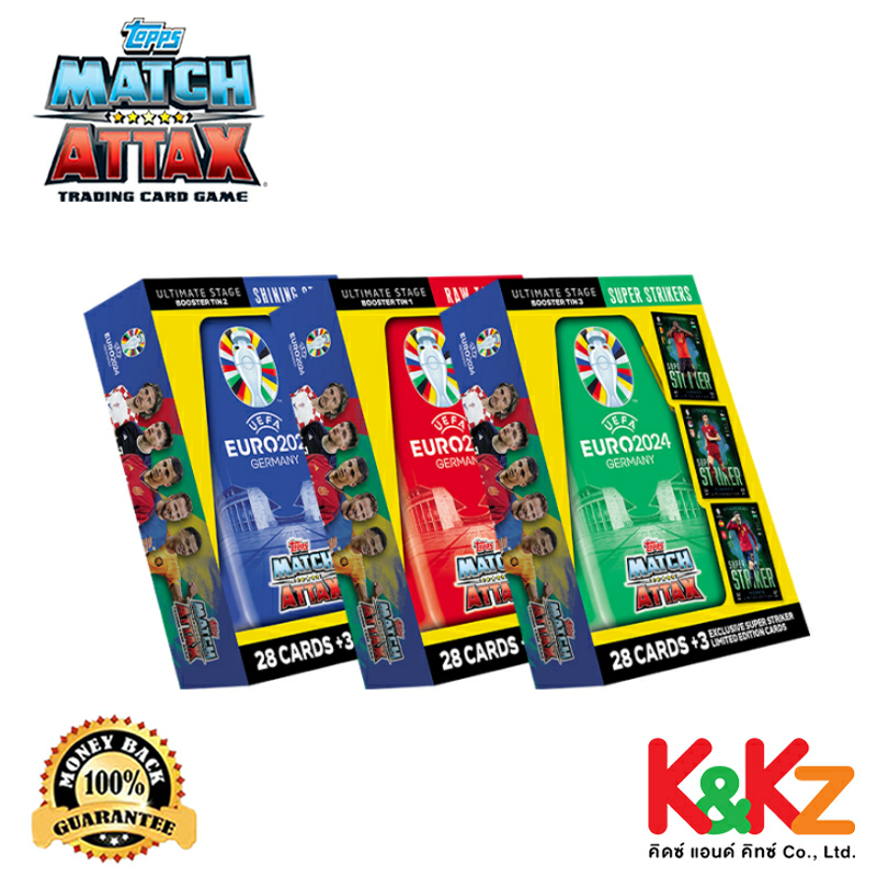 Topps Match Attax Extra 2024 Booster Tin – Illuminators Edition – Mit 43 Sammelkarten