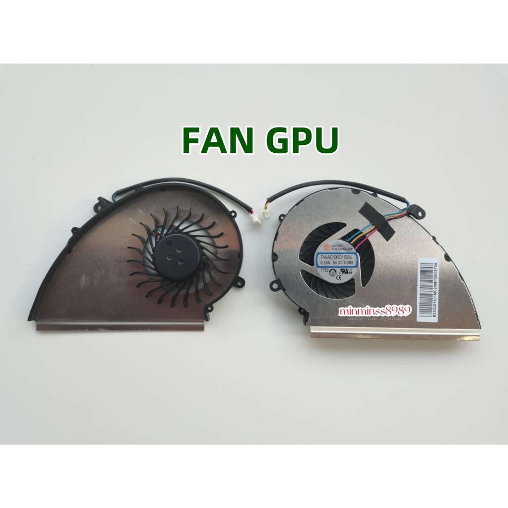 Ventilateur De CPU 4Pin Pour MSI GE/GL/GP Series – Neuf, Garanti 6 Mois, Marque KINPOWER