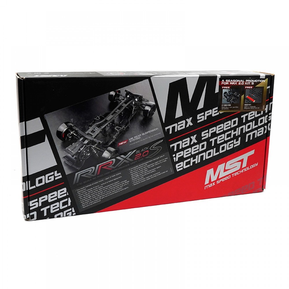 MST RRX 2.0 BLACK 1/10 RC RWD HIGH PERFORMANCE DRIFT CAR KIT EP ...