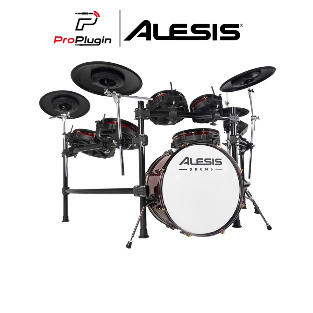 Alesis STRATA PRIME กลองชุดไฟฟ้าคุณภาพสูง จอระบบสัมผัส เซ็นเซอร์รอบใบ สัมผัสการตีสมจริง (ProPlugin)