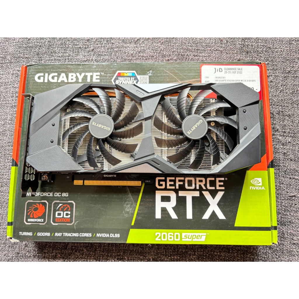 GIGABYTE GEFORCE RTX 2060 SUPER WINDFORCE OC 8G - 8GB GDDR6 มีประกัน ...