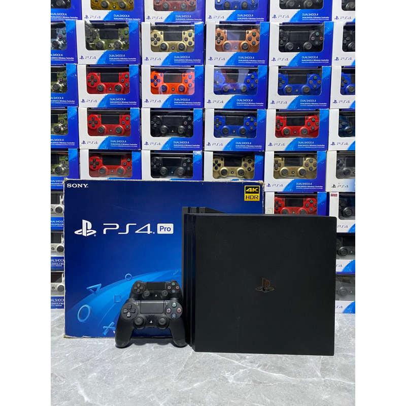 เครื่องเกม PS4 PRO เล่นแท้ PLAYSTATION 4 ภาพถ่ายเครื่องปัจจุบัน CUH-70 ...