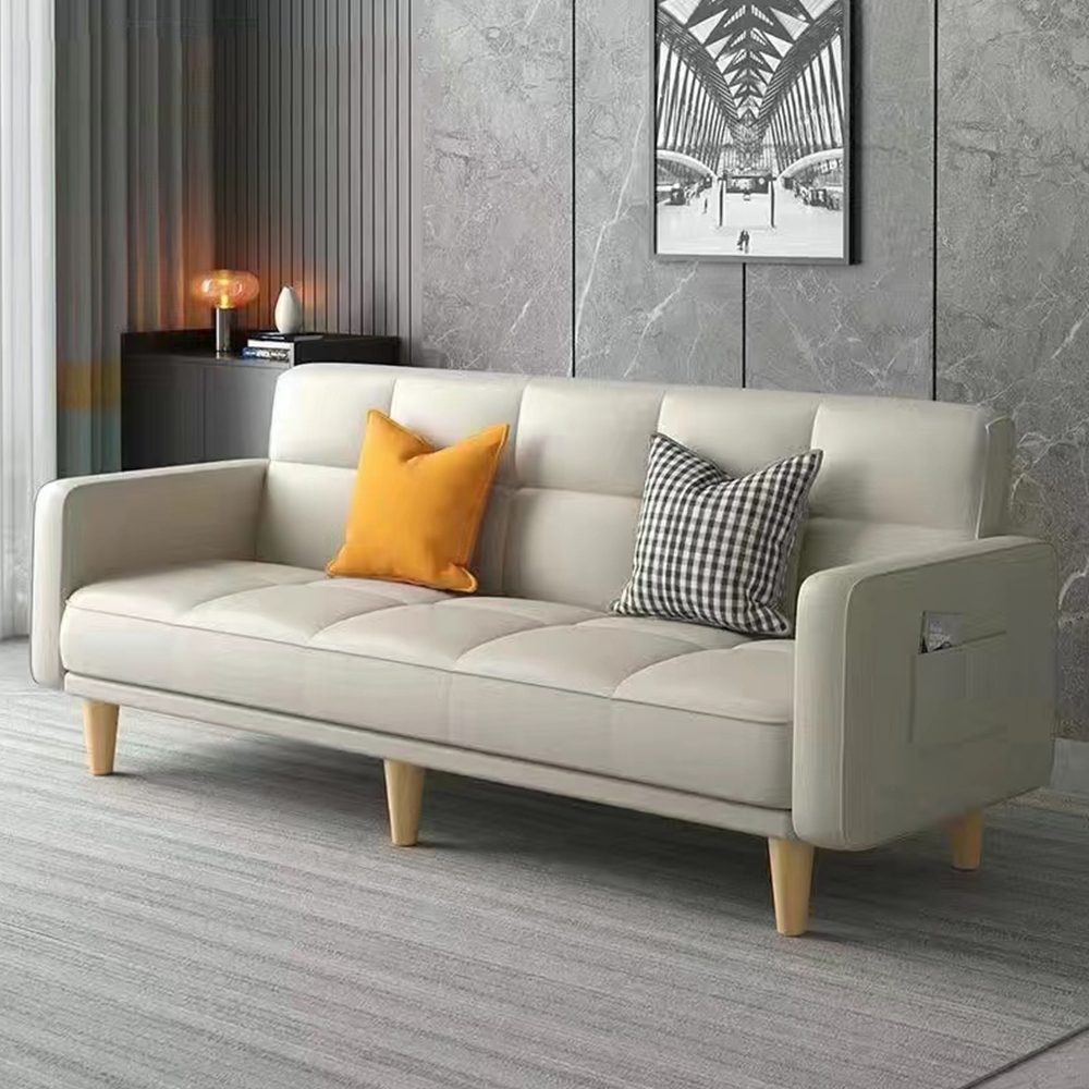 โซฟาปรับนอน Sofa  สามารถพับนั่งและปรับนอนเป็นเตียงได้ โซฟาเบด โซฟาผ้ากำมะหยี่ (Sofa Bed 2,3,4 ที่นั่ง)นุ่มและสะดวกสบาย