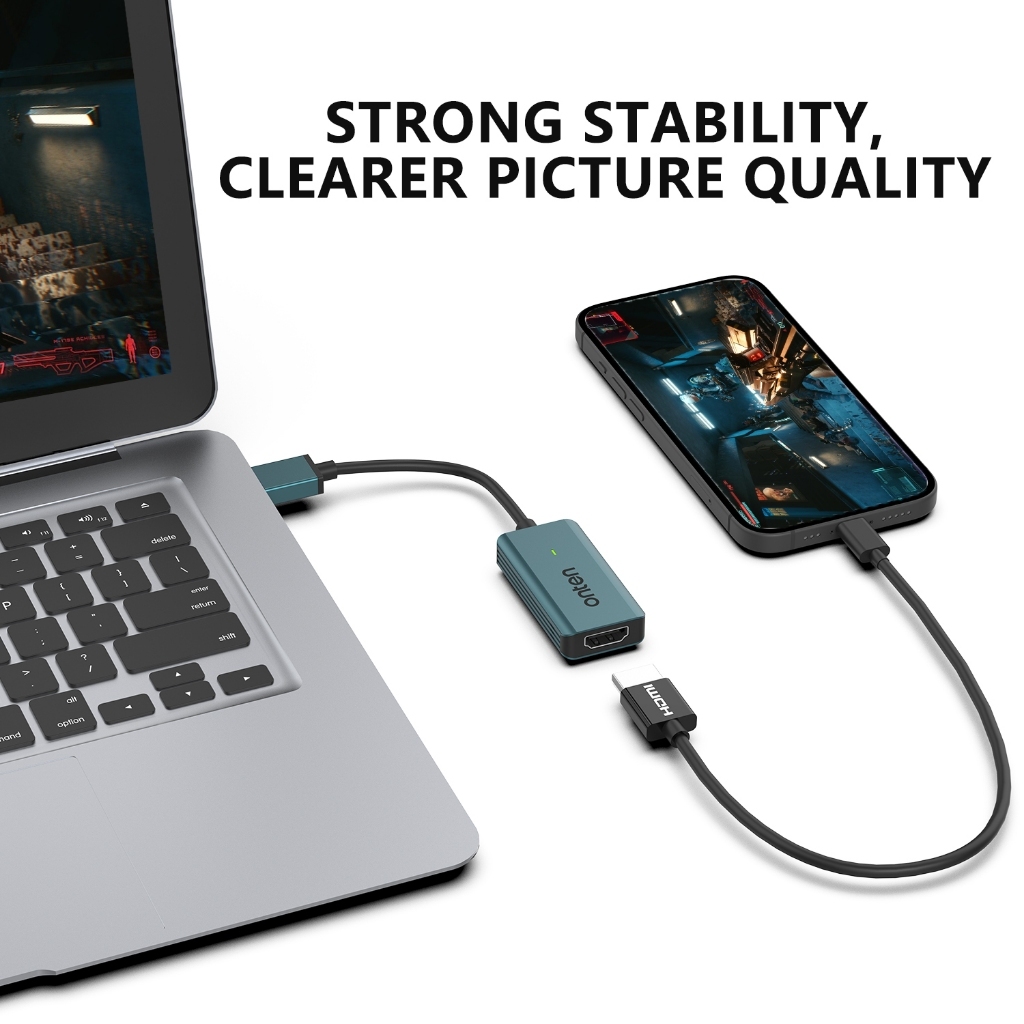 วีดีโอแคปเจอร์การ์ด แปลงสัญญาณภาพ Onten OTN-US331 Usb 3.0 HDMI Audio ...