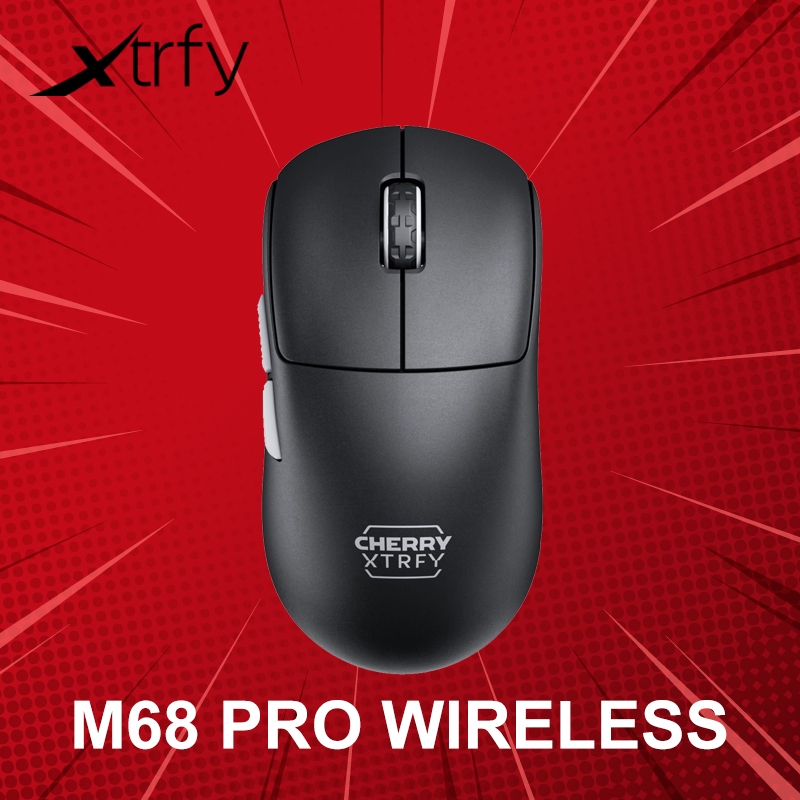 เมาส์เกมมิ่งไร้สาย Cherry Xtrfy M68 Pro Wireless ประกันศูนย์ 2 ปี ...