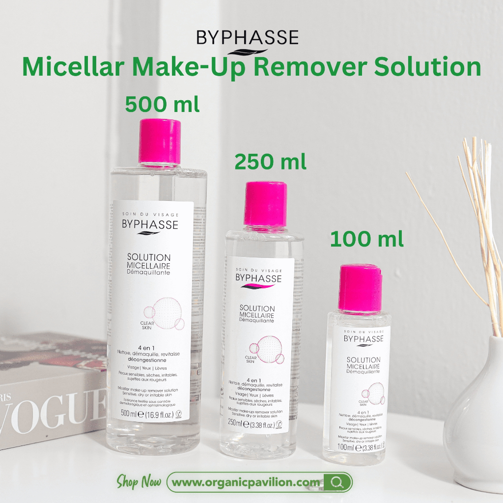 BYPHASSE บีฟาส คลีนซิ่งไมเซล่า สูตรอ่อนโยน Micellar Make-Up Remover ...