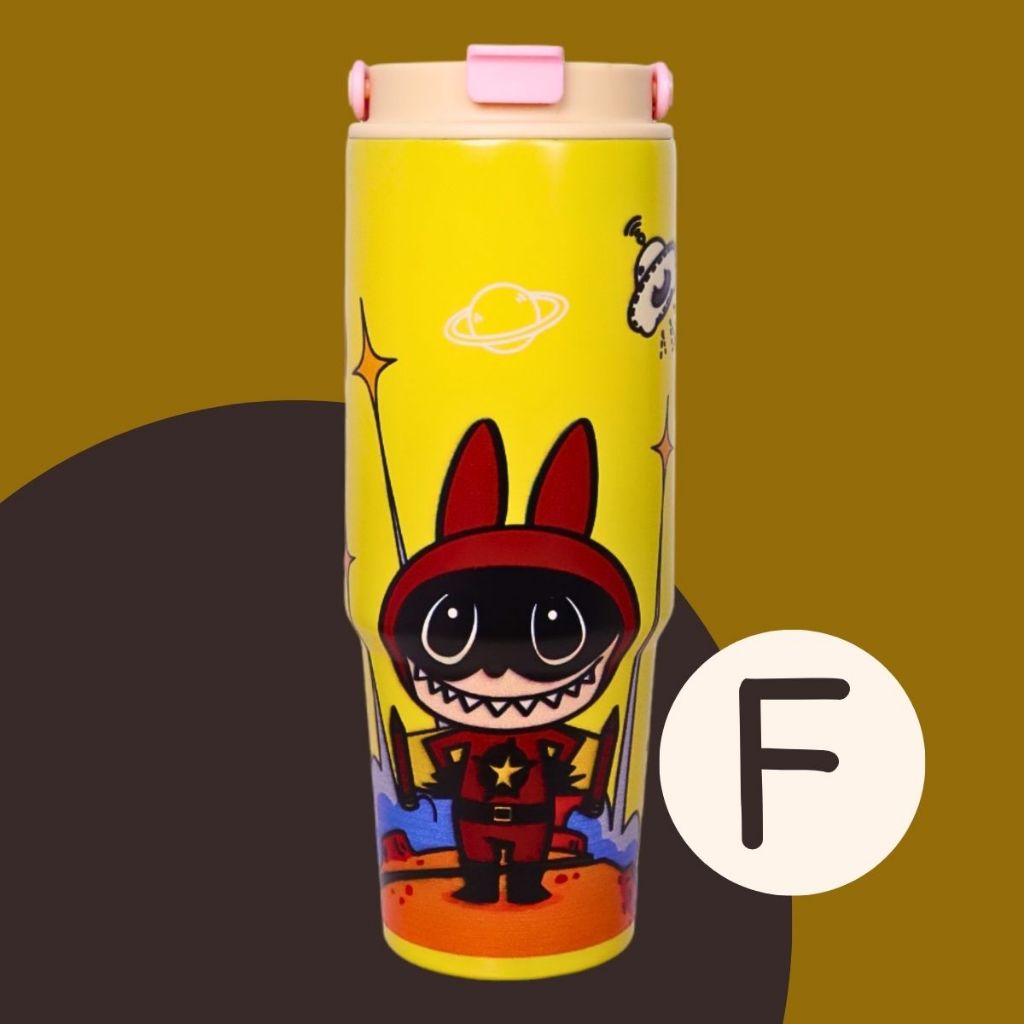 แก้วเก็บความเย็น Labubu แบบใหม่มีที่จับ หูหิ้ว (เลือกลายได้) | Shopee ...