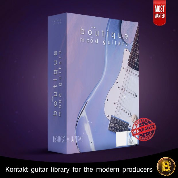 Boutique Mood Guitars Kontakt Software Windows Mac Soul RnB with