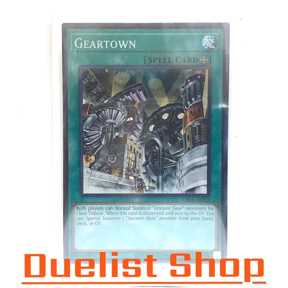 Geartown (SR) Spell [Field] ชุด CR04-AE025 การ์ดยูกิโอ (Yu-Gi-Oh!) OCG ...