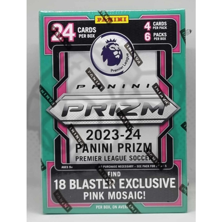 การ์ดฟุตบอล 20232024 Panini Prizm Premier League Soccer Blaster Box