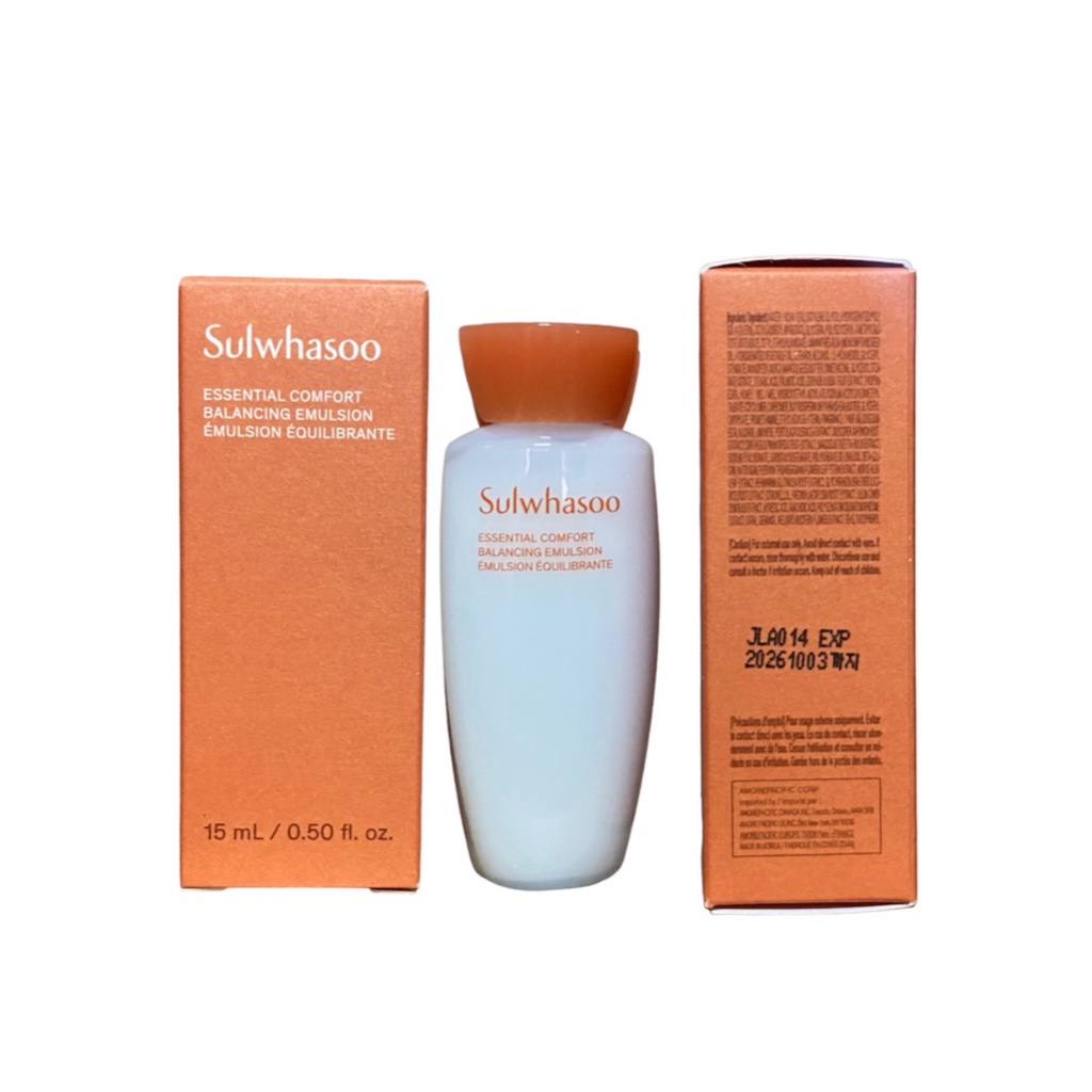 (Emulsion)Sulwhasoo essential comfort balancing emulsionҴ 15ml