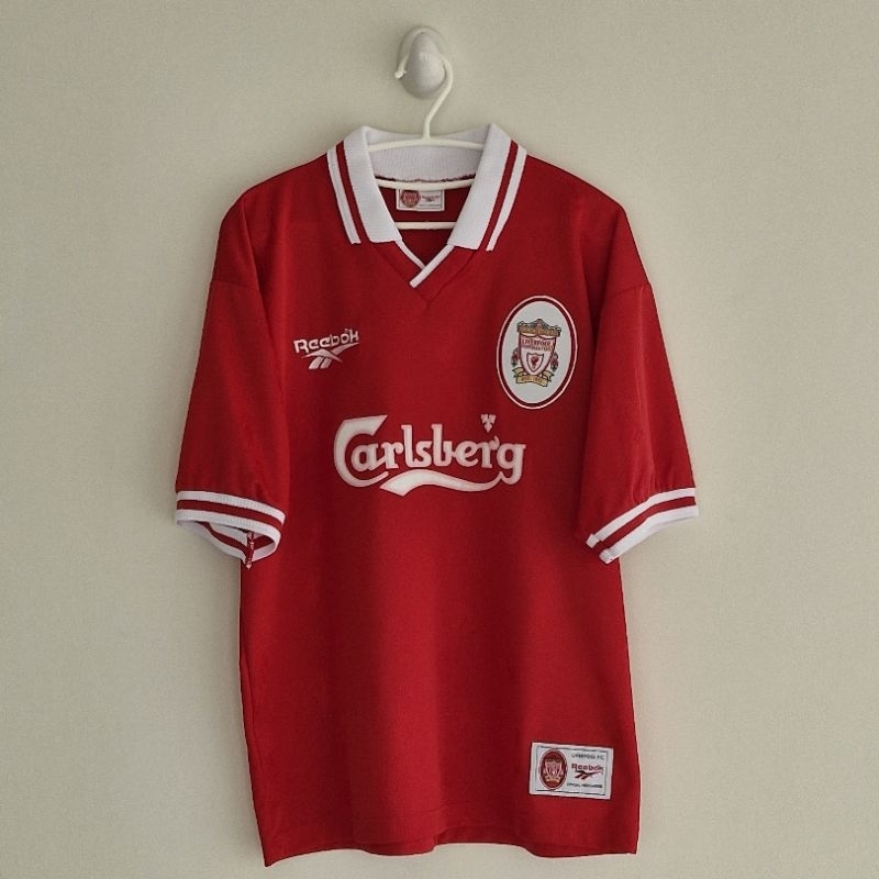 [Used] REEBOK x LIVERPOOL 1996/97 Home Kit Size 38-40“ อก 46 นิ้ว ...