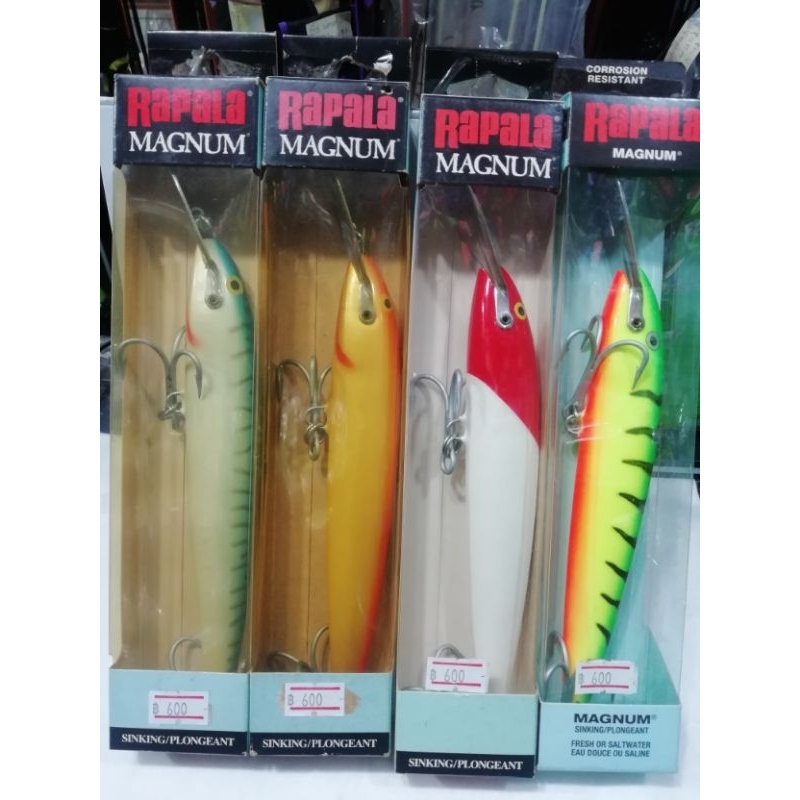 Leurre Rapala Magnum CDMAG 18 - 18cm / 70g, Couleur BSH (bleu Brillant), Bois Balsa, Neuf