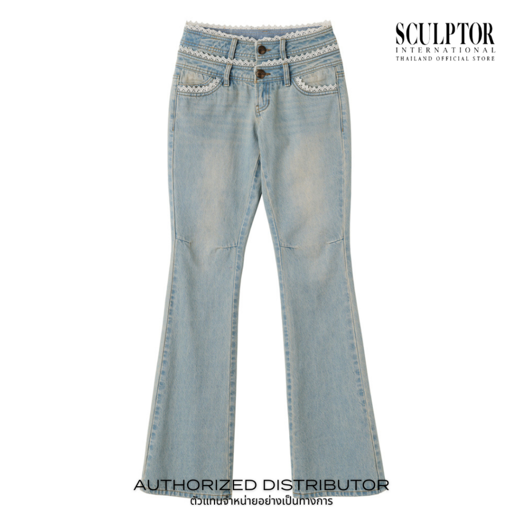 SCULPTOR（スカルプター）の「Double Waist Boots Cut Denim