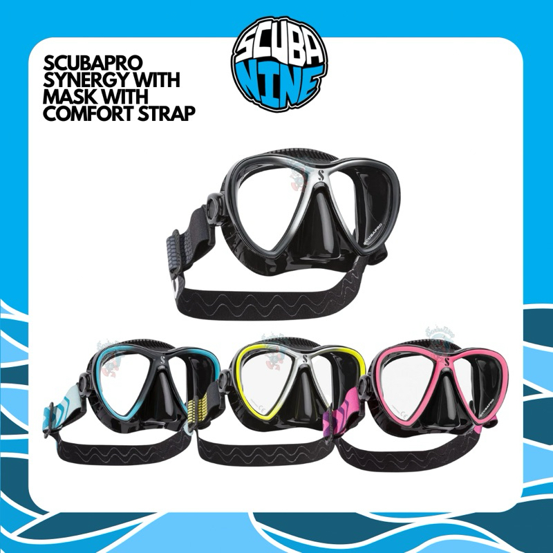 Scubapro Tauchmaske - Synergy Twin - mit Comfort Strap | ABC-Ausrüstung | Tauchmaske