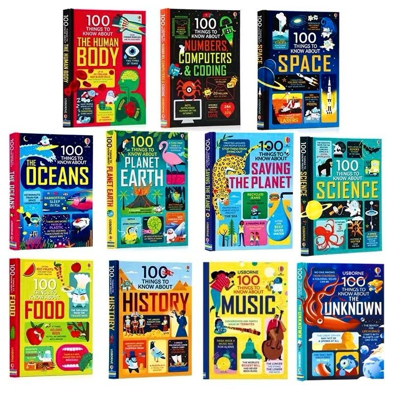 Usborne 100 Things to Know About : Series 11 Hardcover Book Set, ชุด 10 เล่มปกแข็ง Ages 5-9 | Shopee Thailand Usborne 100 Things to Know About : Series 11 Hardcover Book Set, ชุด 10 เล่มปกแข็ง Ages 5-9 | Shopee Thailand