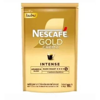 โปรโมชั่น Flash Sale : Nescafe Gold Crema Intense  Dark roast แบบซองเติม 180กรัม