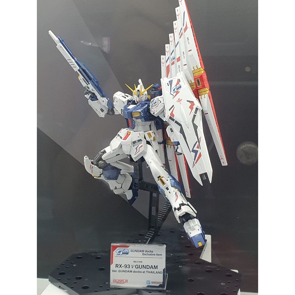 พร้อมส่ง) RG 1/144 RX-93 Nu Gundam Ver. GUNDAM DOCK AT THAILAND