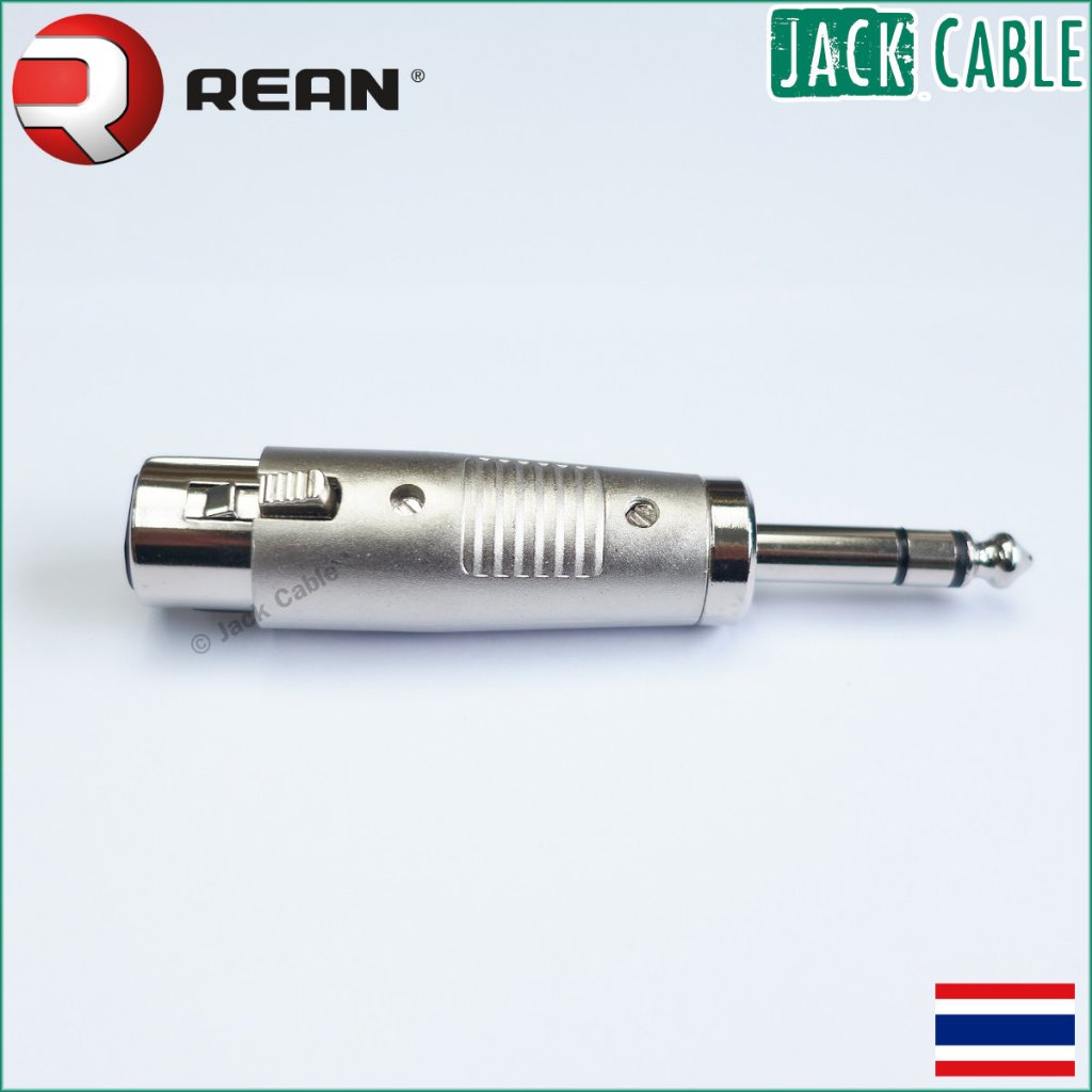 REAN - 3 Pin Female XLR to 6.35 mm (1/4