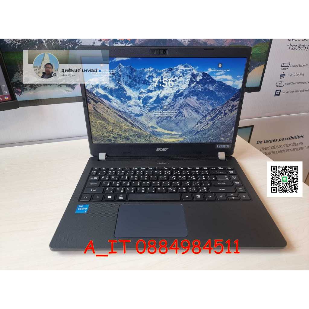 Acer TravelMate P214 N19Q7 Core I5-1135G7 RAM8GB เครื่องมือสองเกรด ...