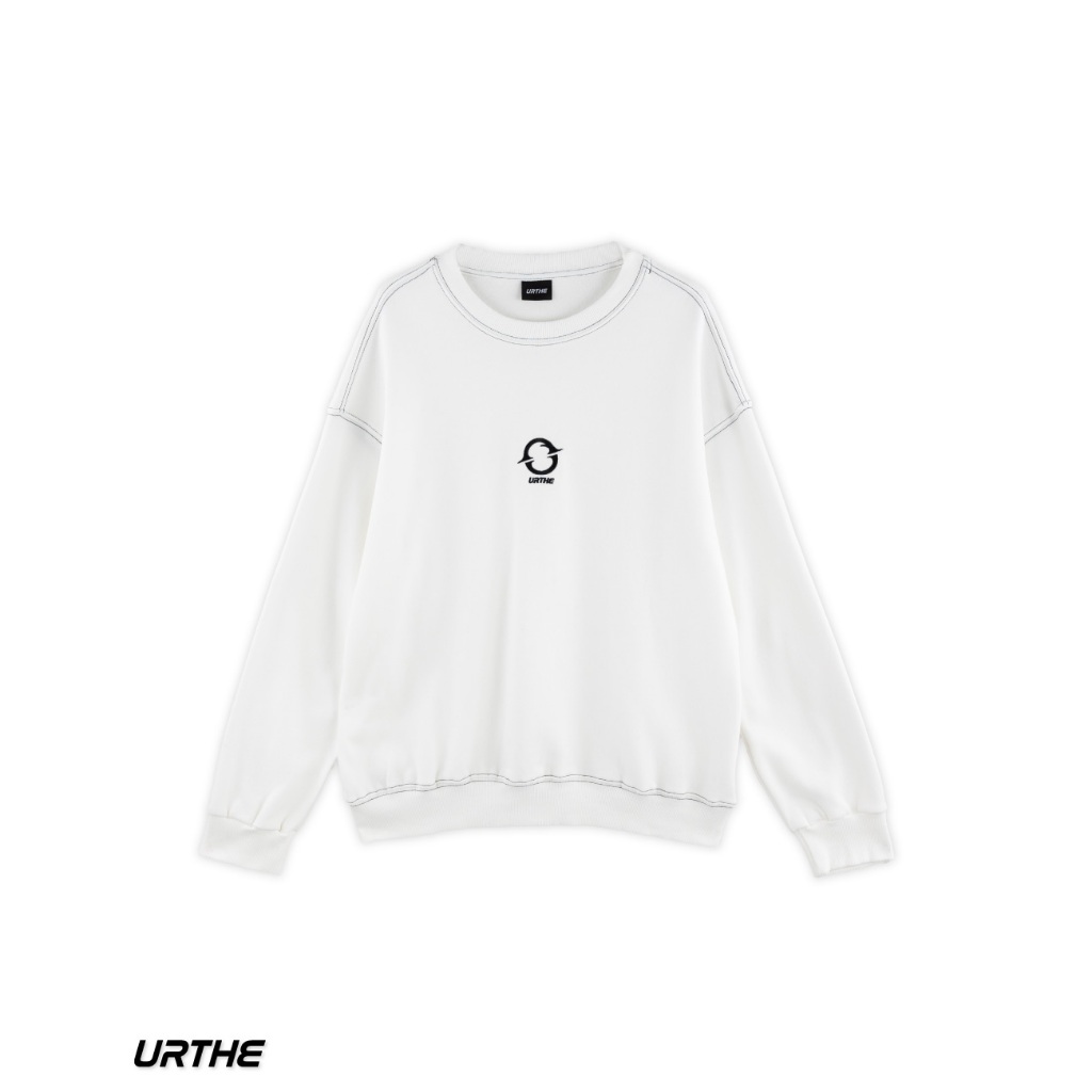 URTHE - เสื้อสเวตเตอร์ เเขนยาว รุ่น U-BLACKHOLE SWEATER | Shopee Thailand