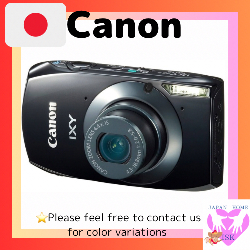 กล้องดิจิตอล Canon Ixy32 สีดํา Ixy32S (Bk) 12.1 ล้านพิกเซล Optical