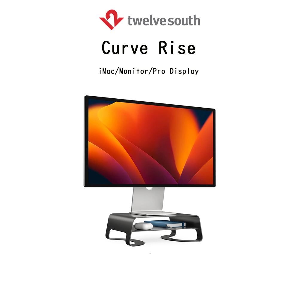 Twelve South Curve Rise ขาตั้งโลหะดีไซน์โค้งมนเกรดพรีเมี่ยม สำหรับ iMac ...