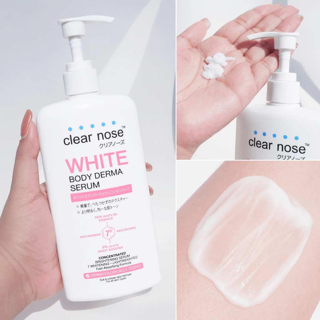 Clear Nose White Body Derma Serum 250ml – 1 piece (CBO)
