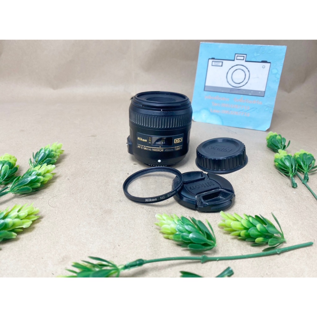 Nikon AF-S DX Micro 40 f2.8G เลนส์มาโค | Shopee Thailand