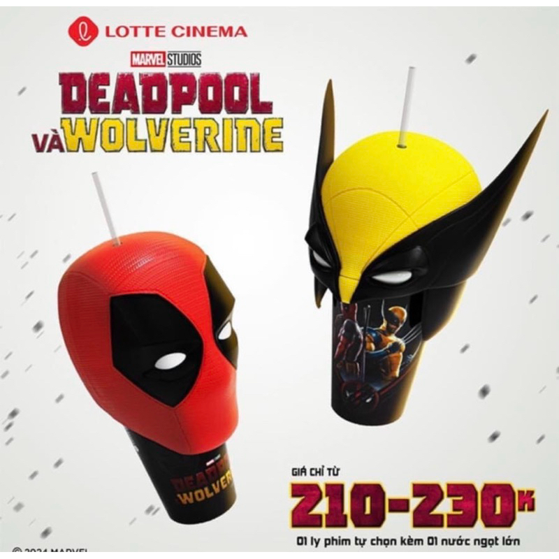 Pre order DeadPool cup พรีออเดอร์ แก้วน้ำเดดพลูและวูฟเวอร์รีน | Shopee ...
