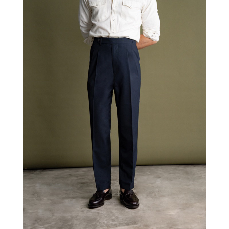 Maroon & Dark Fawn Solid Woollen Trouser (Pack of 2)