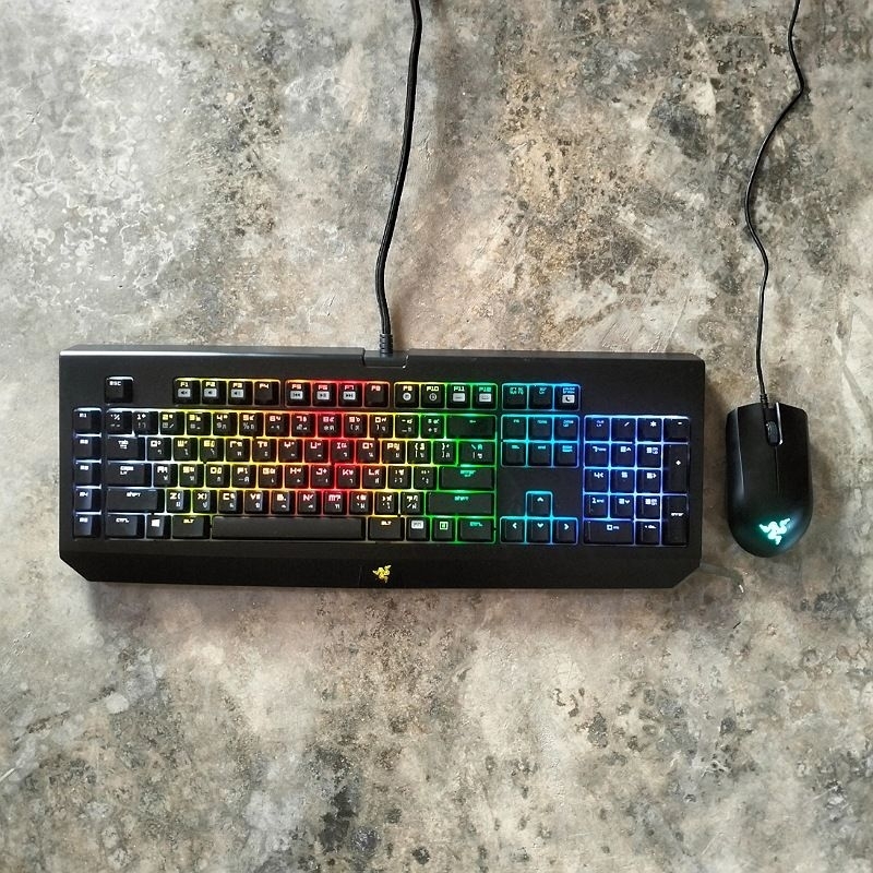KEYBOARD (คีย์บอร์ด) RAZER BLACKWIDOW CHROMA [ENG/Thai] ( มือ2 ...