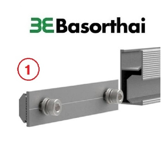 Rail Splice ตัวต่อรางโซล่าเซลล์ 35mm ยี่ห้อ Basor ได้มาตรฐาน ทำจาก ...