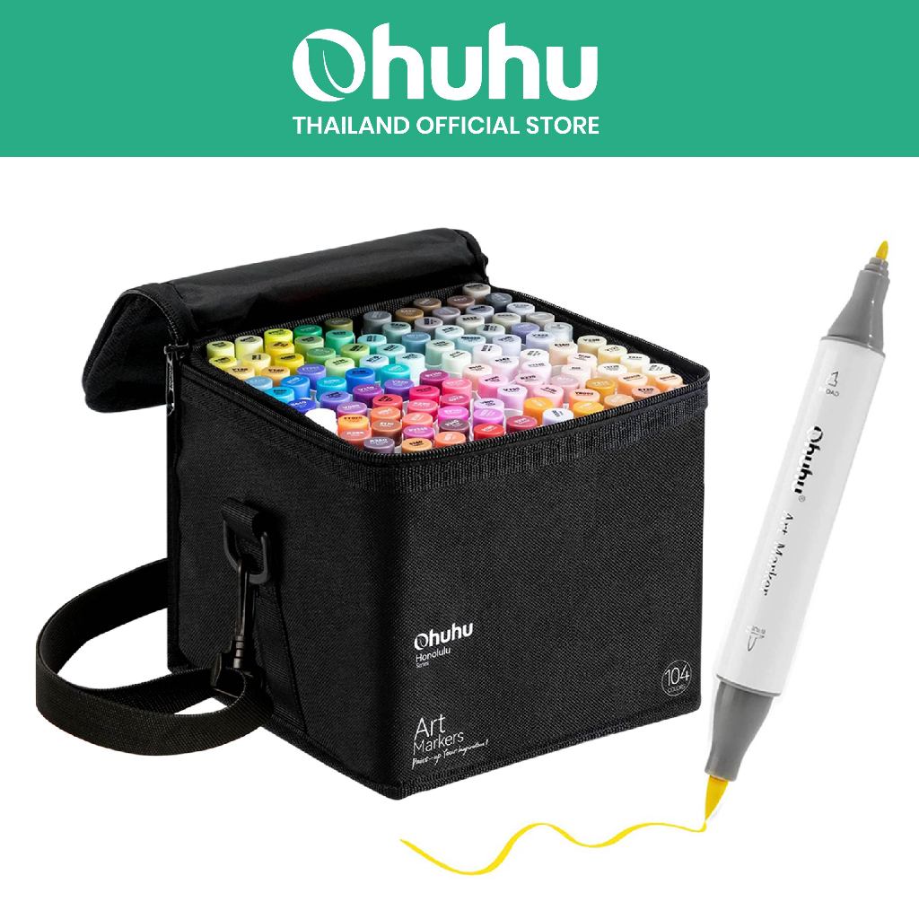 Ohuhu Honolulu Series アートマーカー 全104本