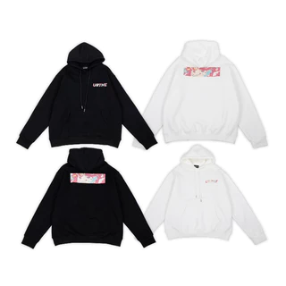 URTHE - เสื้อฮู้ดดี้ สกรีนลาย Oversize รุ่น EYE ON YOU HOODIE