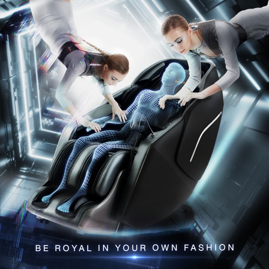 TOKUYO ROYAL TC-760 เก้าอี้นวดไฟฟ้า 4Dx (รุ่นเรือธง) รุ่นท็อปหนังพรีเมี่ยม สีแดง โซฟานวดไฟฟ้า ลดอาการปวดเมื่อย คลายกล้ามเนื้อดีเยี่ยม ลดความเครียด ระบบ Zero Gravity ระบบแรงโดน้มถ่วง ฟื้นฟูร่างกาย