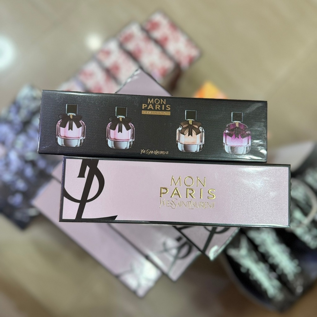 Set YSL Mon Paris Travel Selection 4 x 7.5 ml กล่องซีล ป้ายคิงพาว