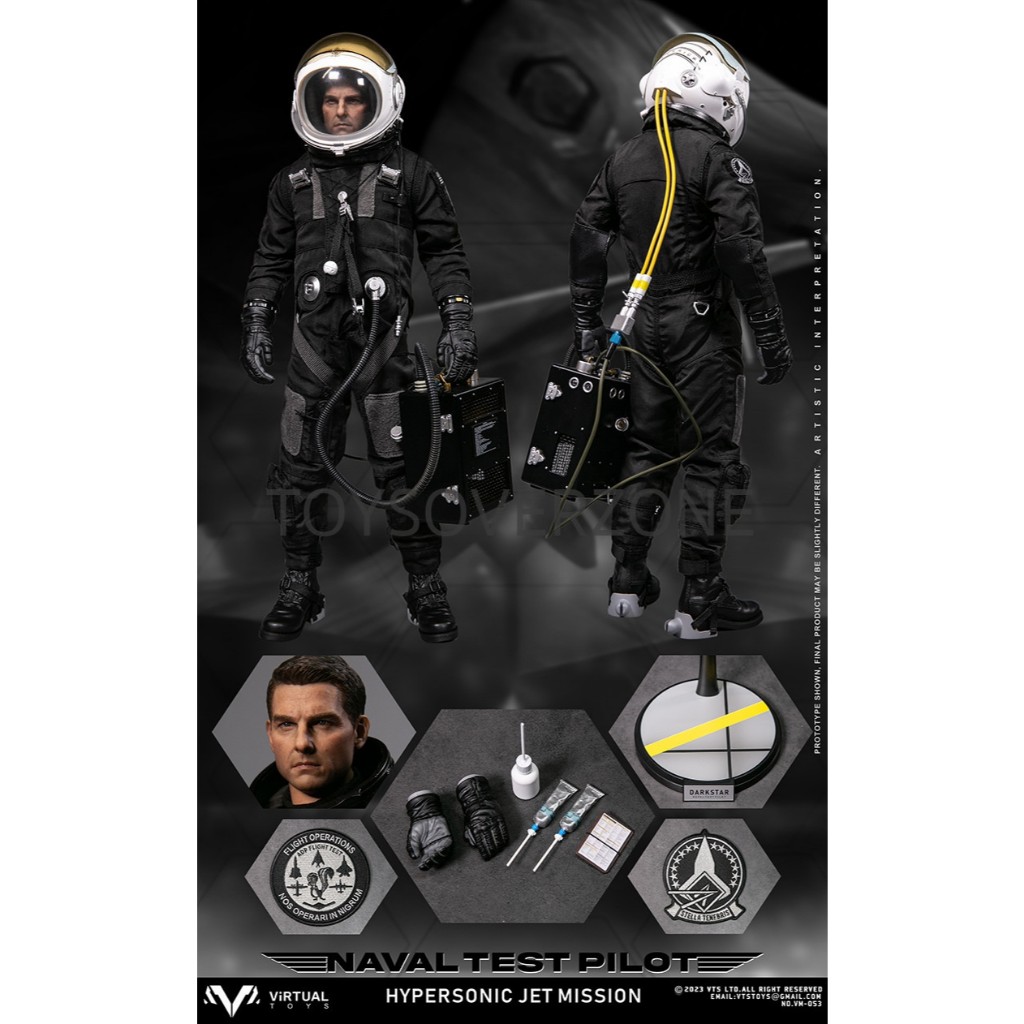 VTS TOYS VM-053 テストパイロット1/6トップガン　トムクルーズ VTS TOYS VM-053 テストパイロット1/6トップガン トムクルーズ