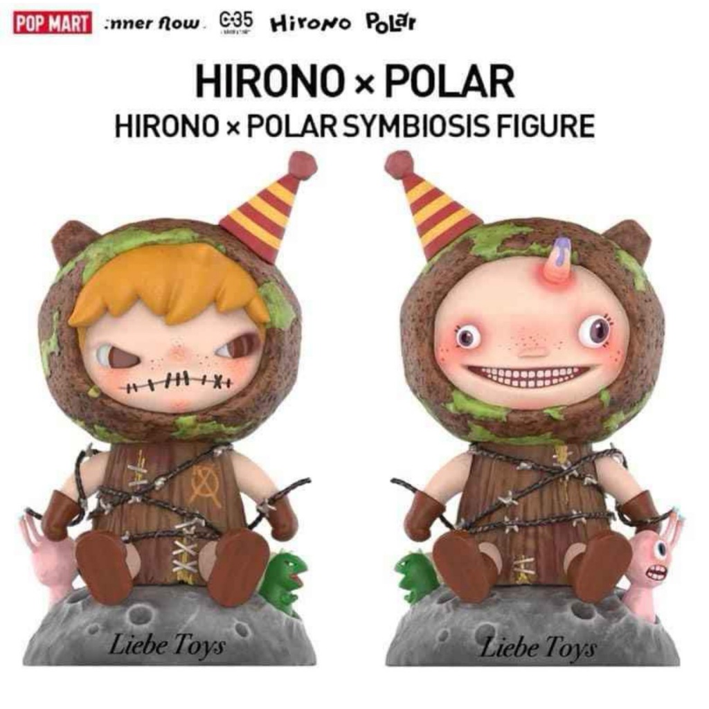 Hirono x Polar Symbiosis POP MART พร้อมส่งจากไทย ของแท้ 100% โล๊ะส