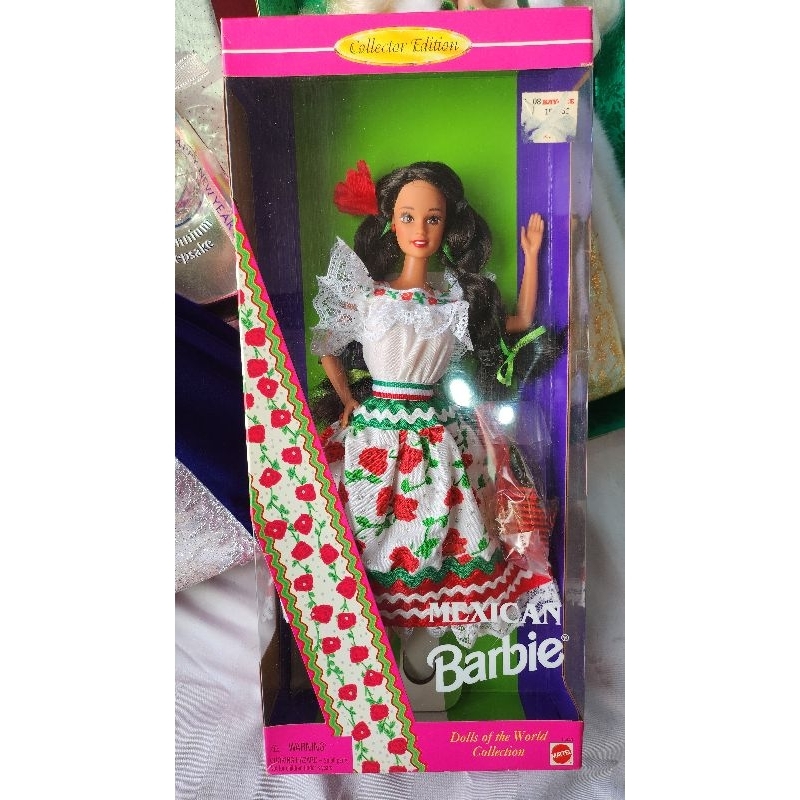 1998 Hallmark Ornament - Mexican Barbie (Dolls Of The World 3rd Series) QX6356, Collectible